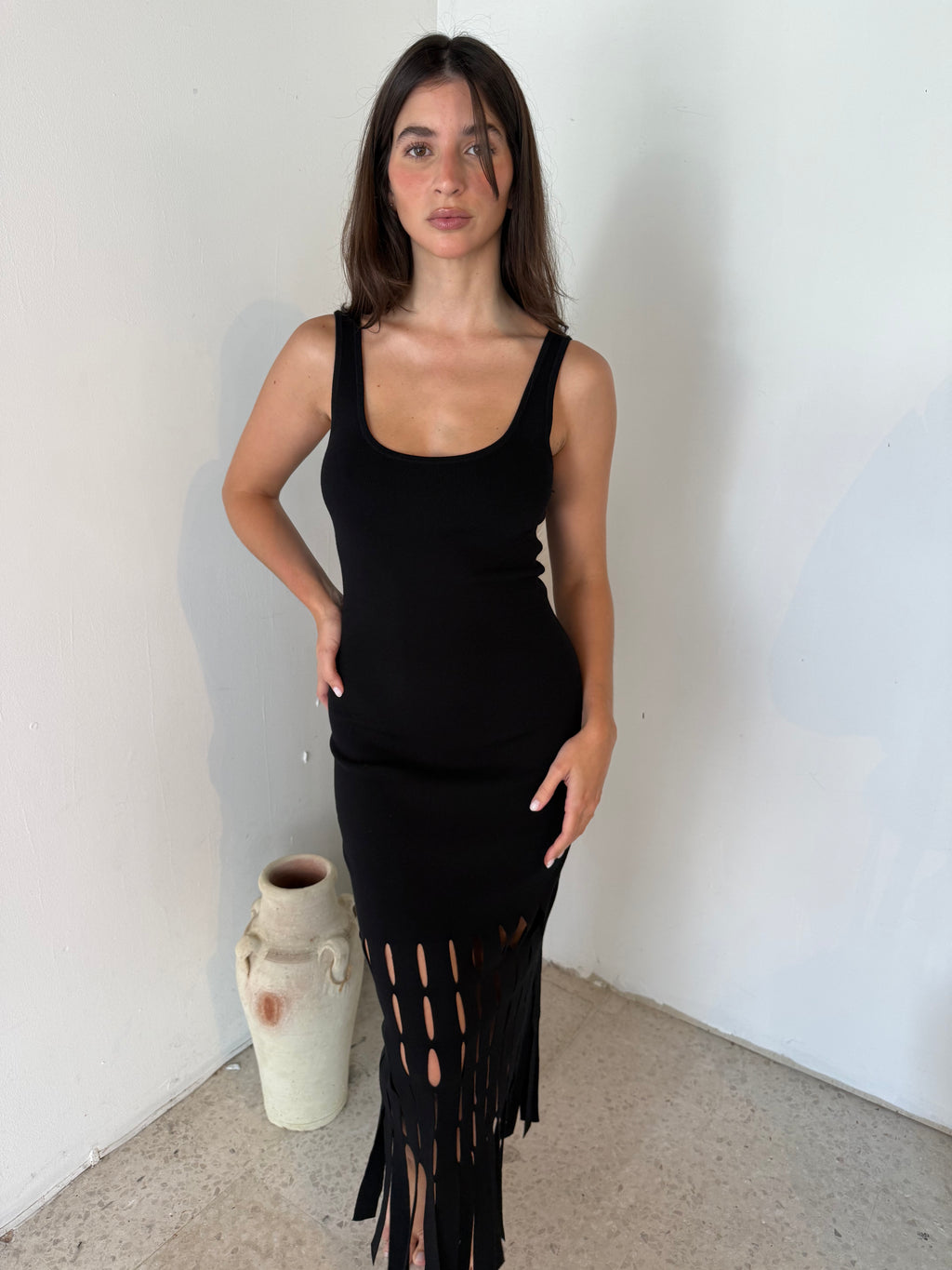 Fringe Tank Dress