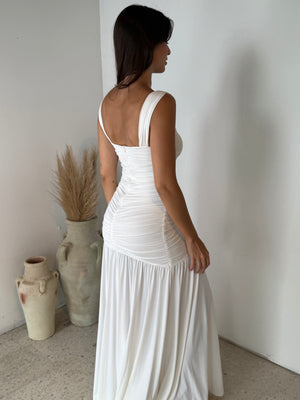 White Smocked Dress