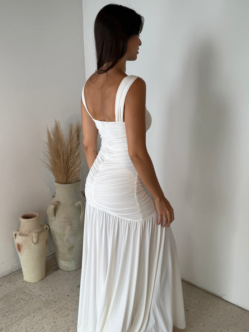 White Smocked Dress