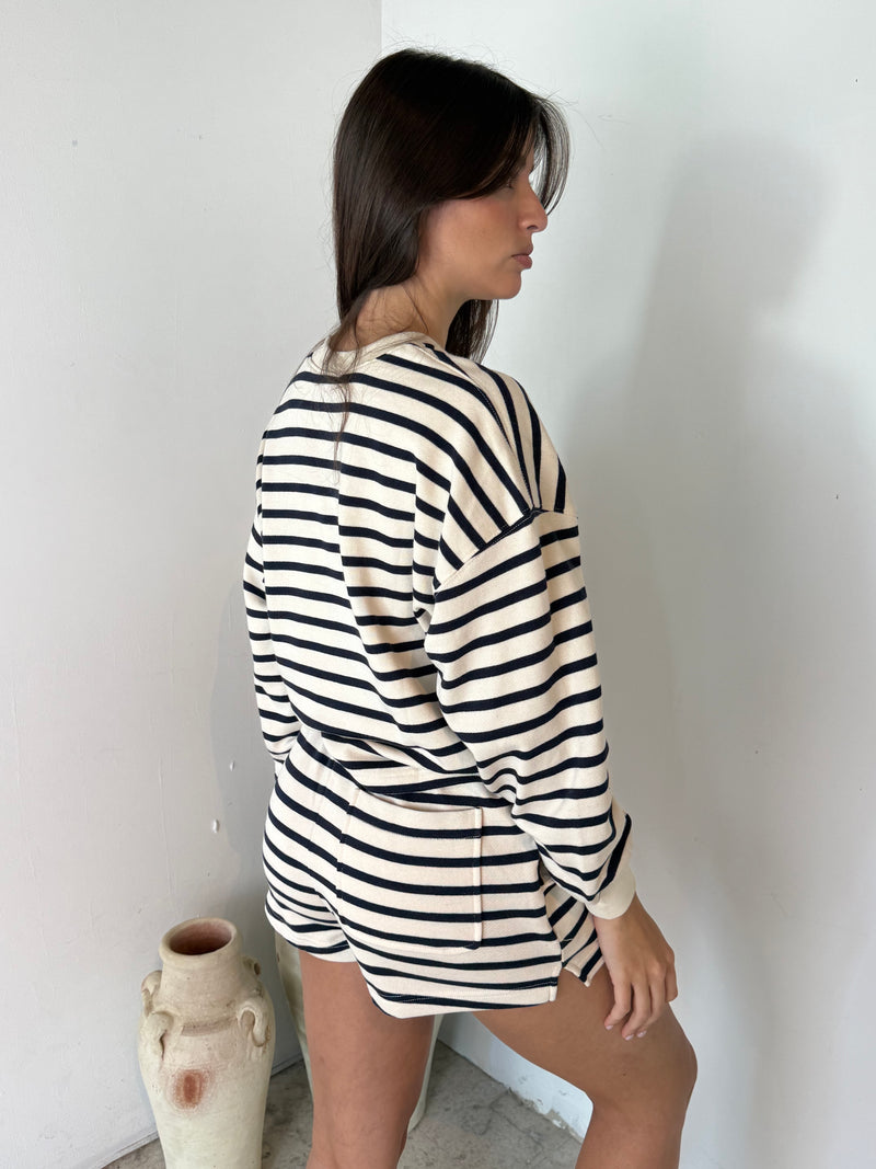 LS Striped Lounge Set