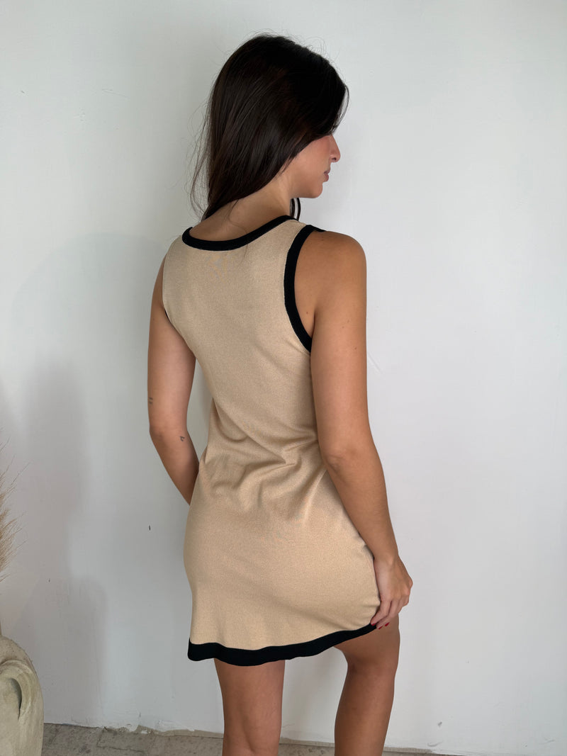 Colorblock Mini Dress