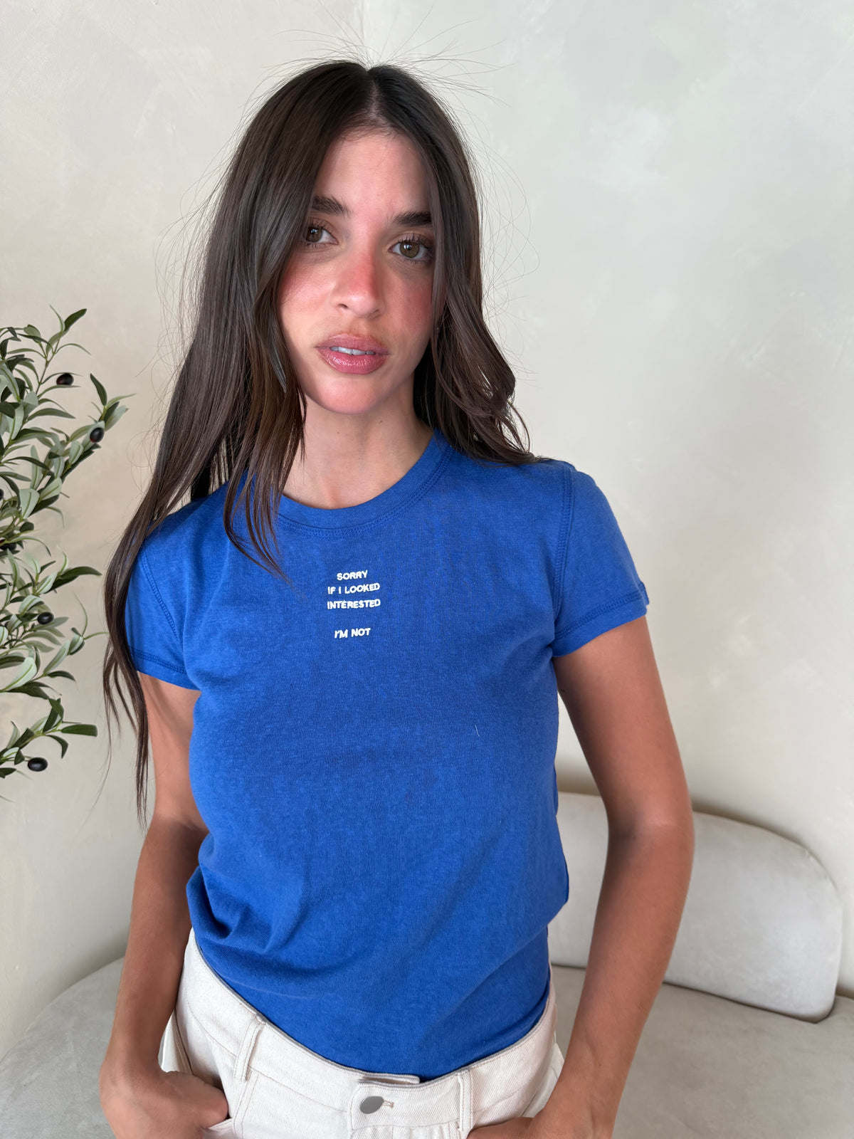 Blue SS Tee