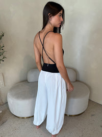 Black White Jumpsuit