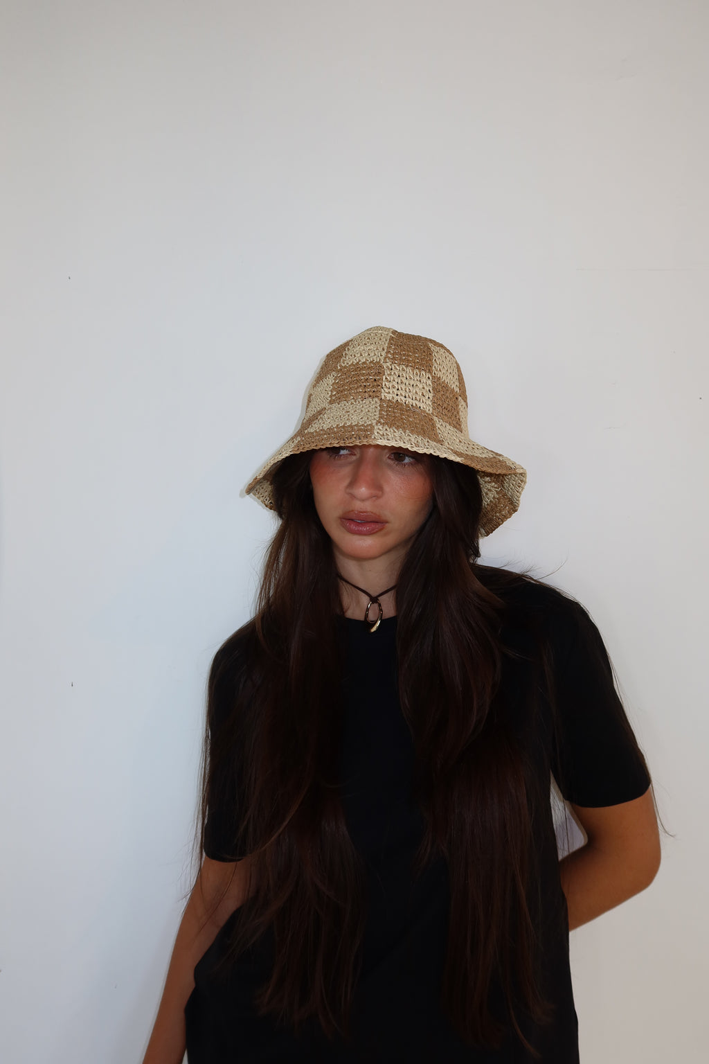 Checkered Bucket Hat