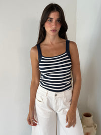 Striped Knit Tank