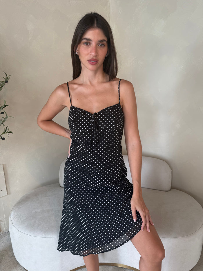 Polka Dot Cami Skirt Set