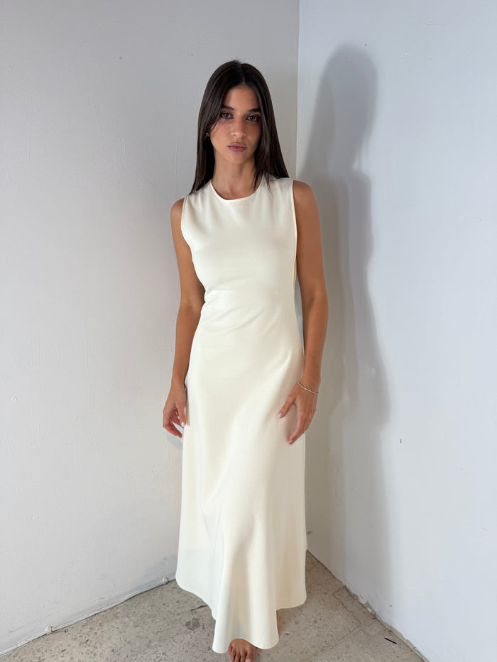Ivory Midi Dress