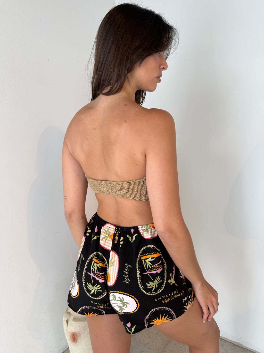 Beach Print Shorts