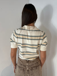 Stripe Polo Shirt