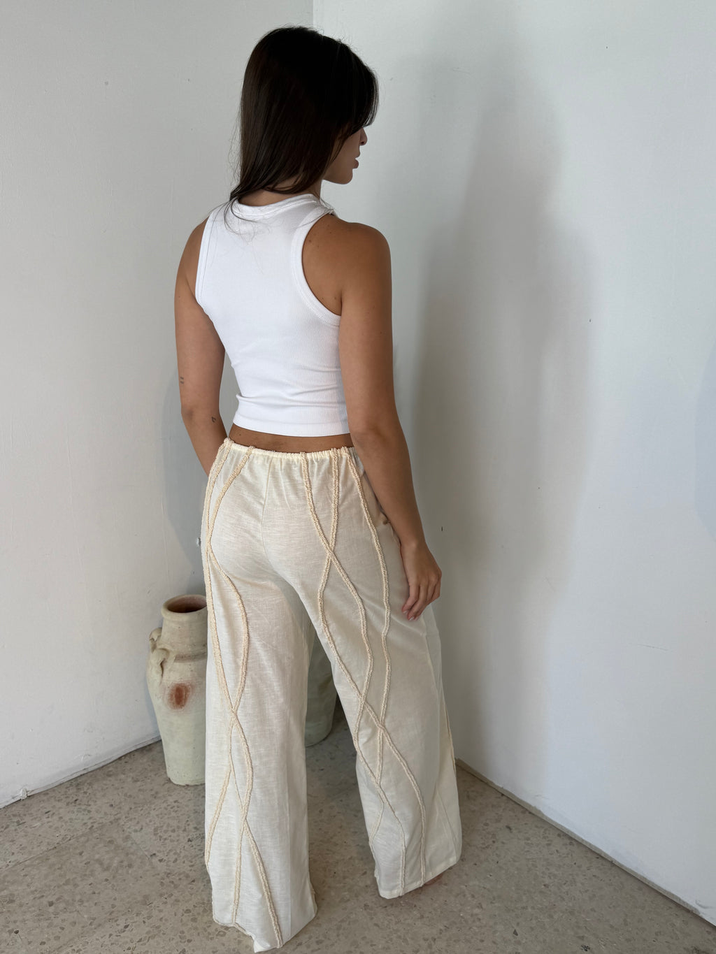 Ecru Pants