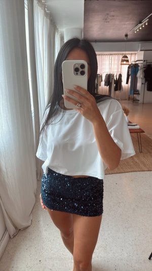 Sequins Mini Skirt