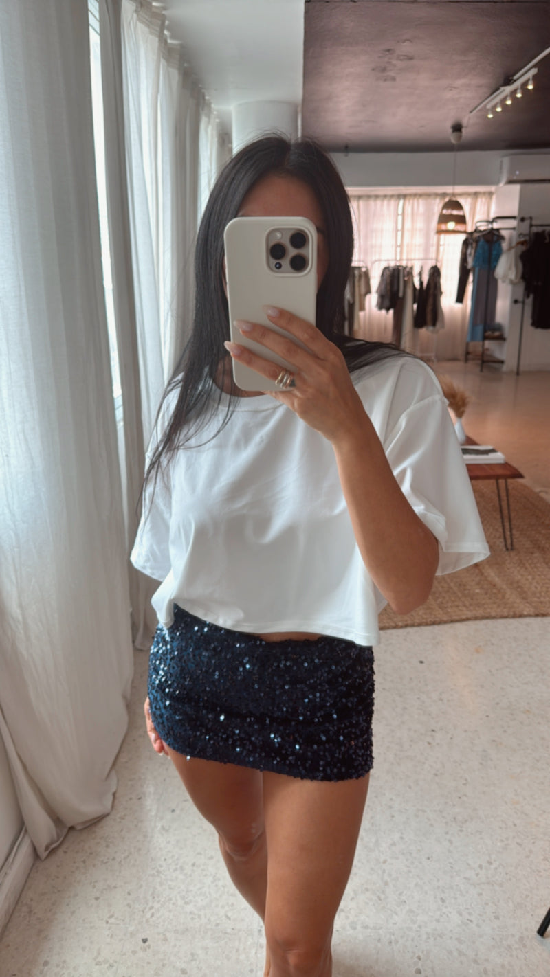 Sequins Mini Skirt