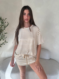 Tee & Skirt Stripe Set
