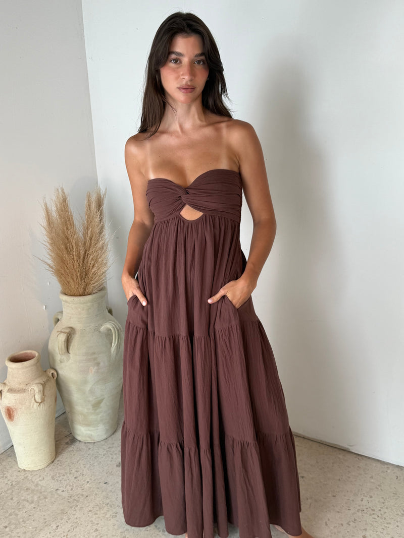 Strapless Maxi Dress