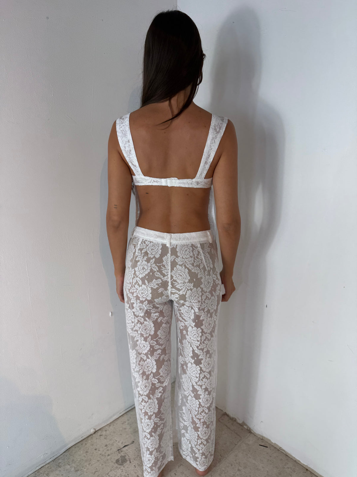 Lace Top & Pant Set