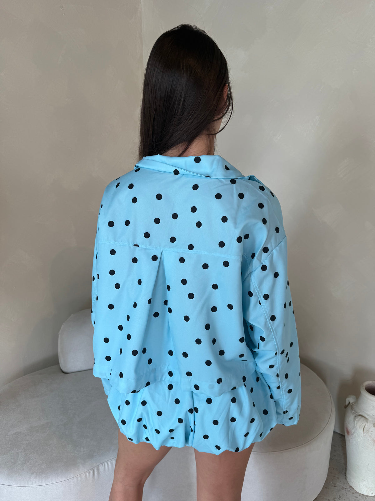 Polka Jacket & Short Set