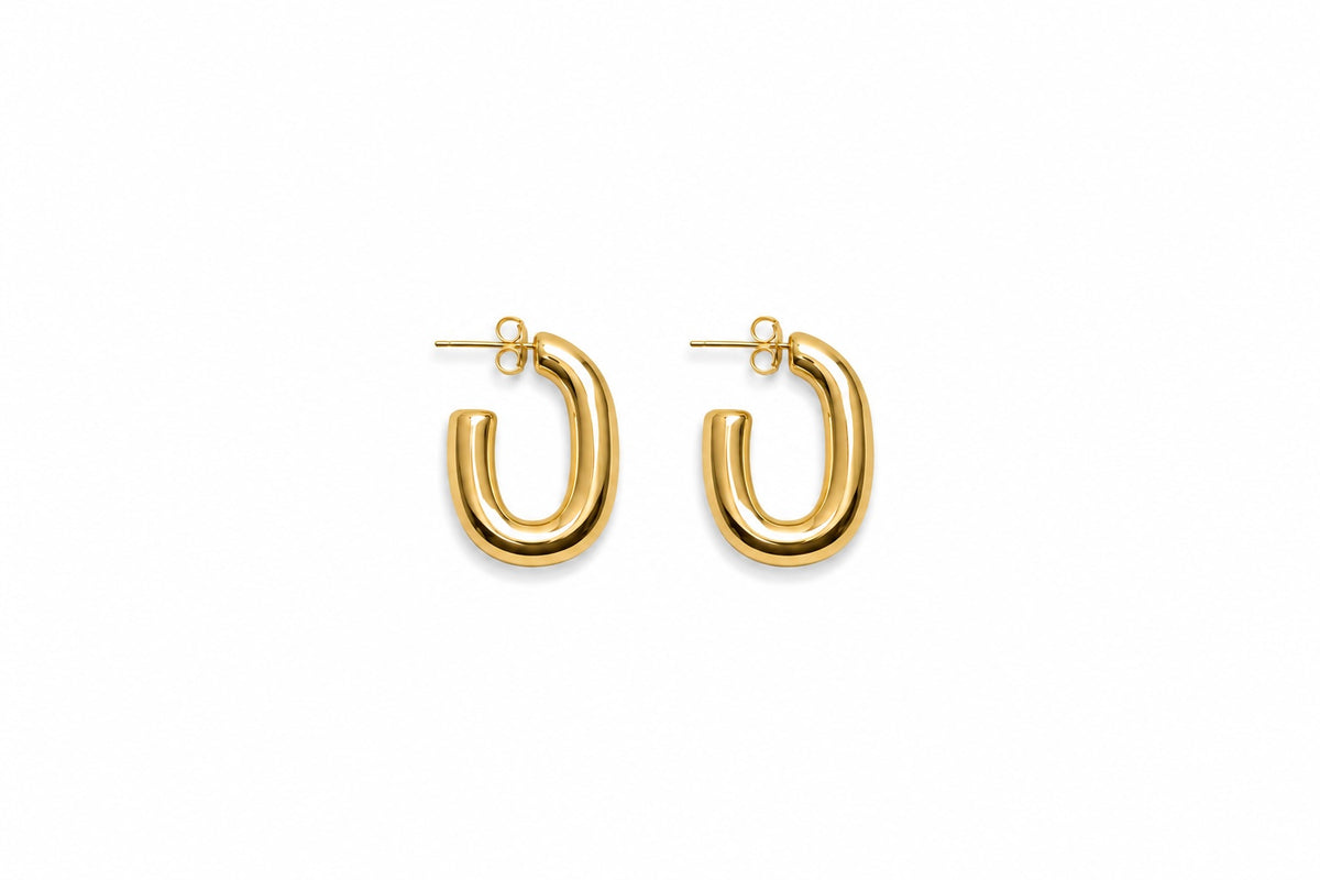 Gold Hoop Earrings