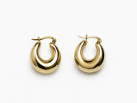 Gold Chunky Hoop Earrings
