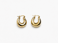 Gold Chunky Hoop Earrings