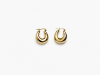 Gold Chunky Hoop Earrings