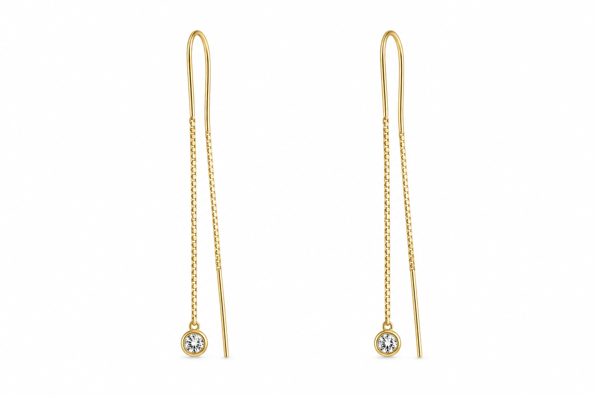 Diamond Drop Earrings