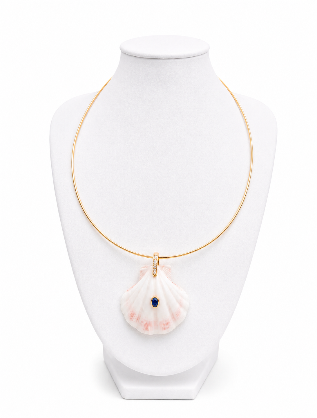 Conch Gold Wire Necklace