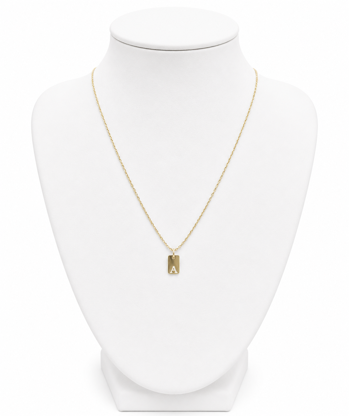 Letter Gold Tag