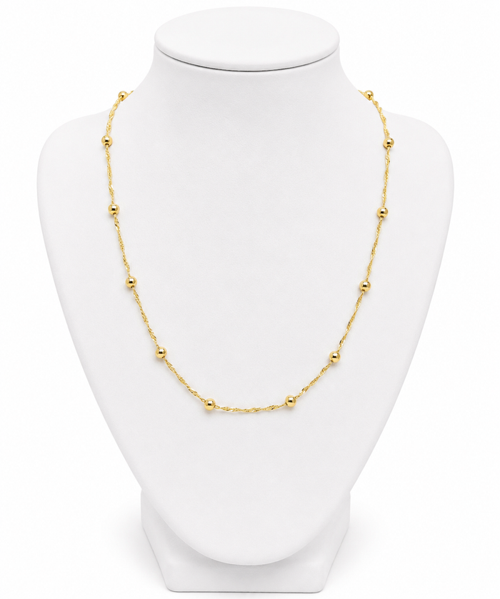 Twisted Dainty Gold Chain