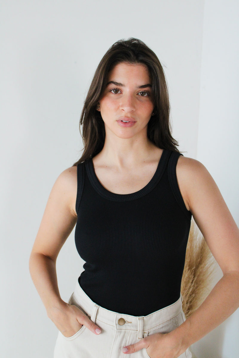 Ribbed Bodysuit