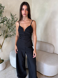 Ruched Top & Pintuck Pants
