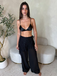 Chiffon Lace Sarong Pant
