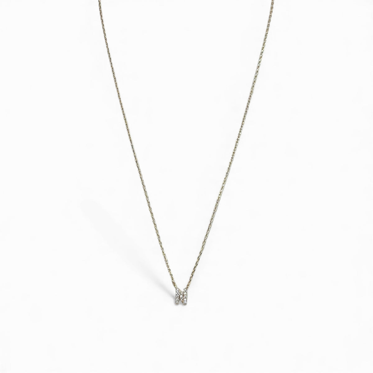 Cristal Initial Necklace
