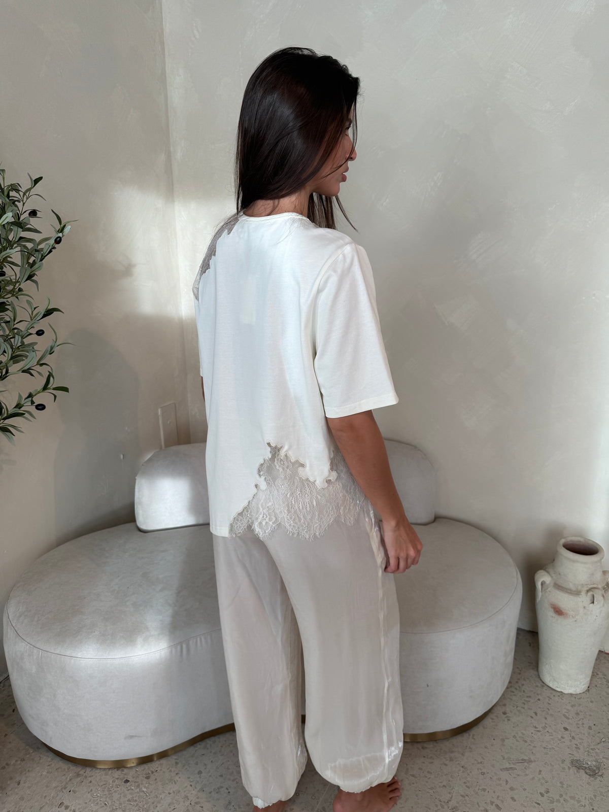 Satin Balloon Harem Pants