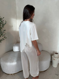 Satin Balloon Harem Pants