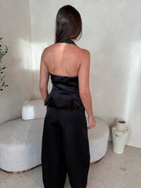 Satin Barrel Pants