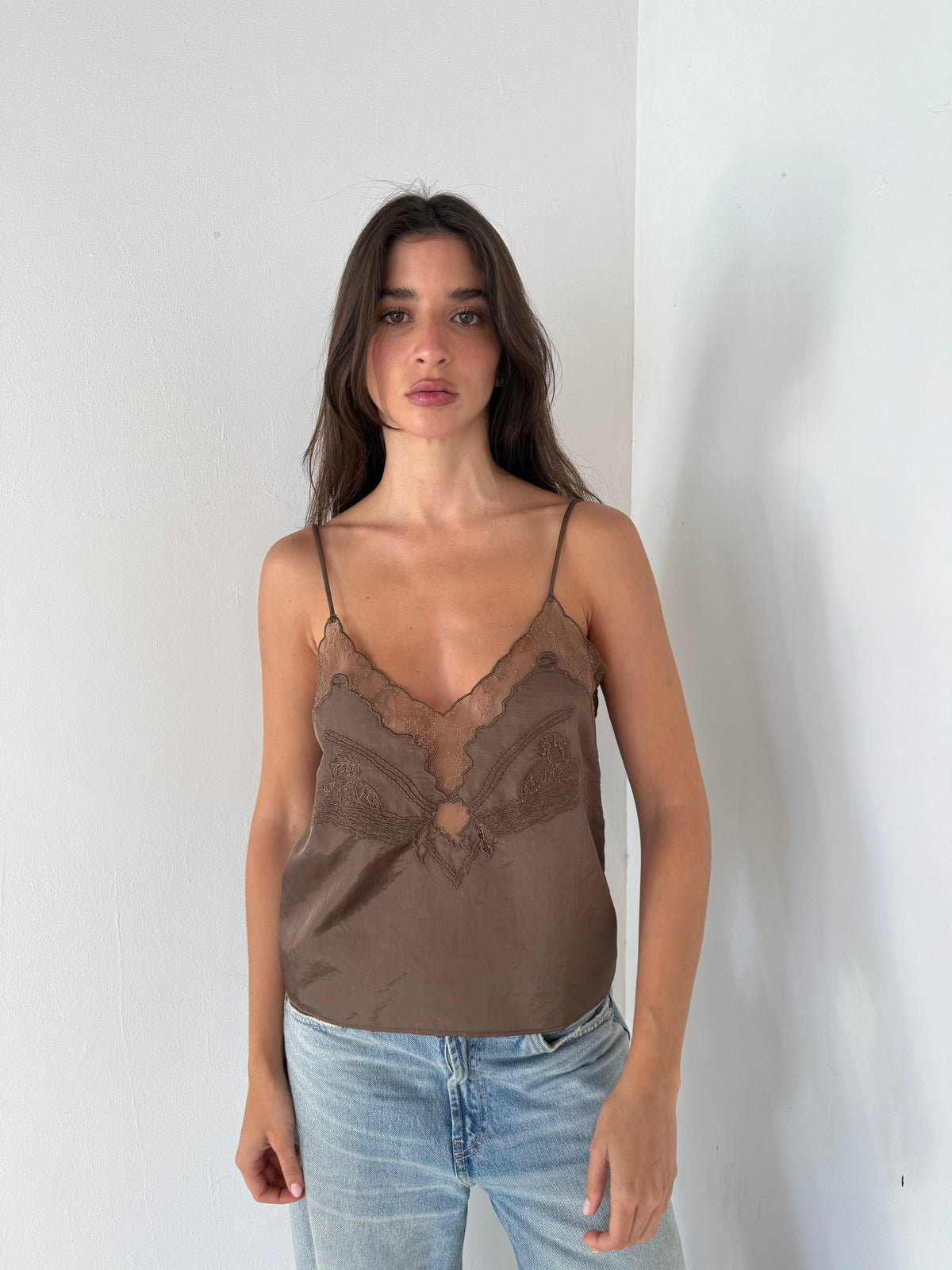 Satin Lace Cami