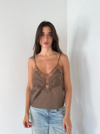Satin Lace Cami