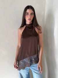 Satin Lace Camisole Top
