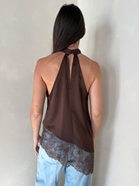 Satin Lace Camisole Top
