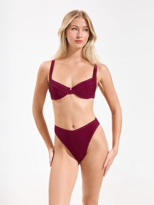 Justine Top & Taylor Btm PLUM