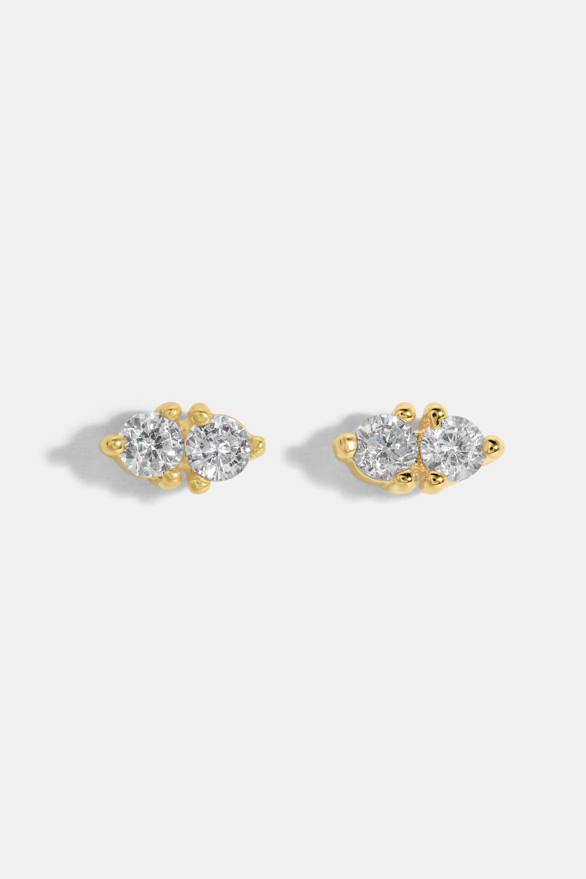 MIRRORED STUD EARRINGS
