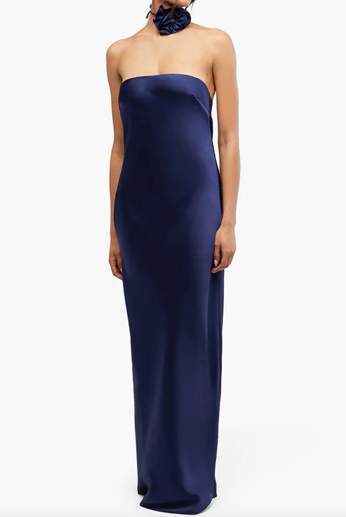 Strapless Silky Maxi Dress WeWoreWhat