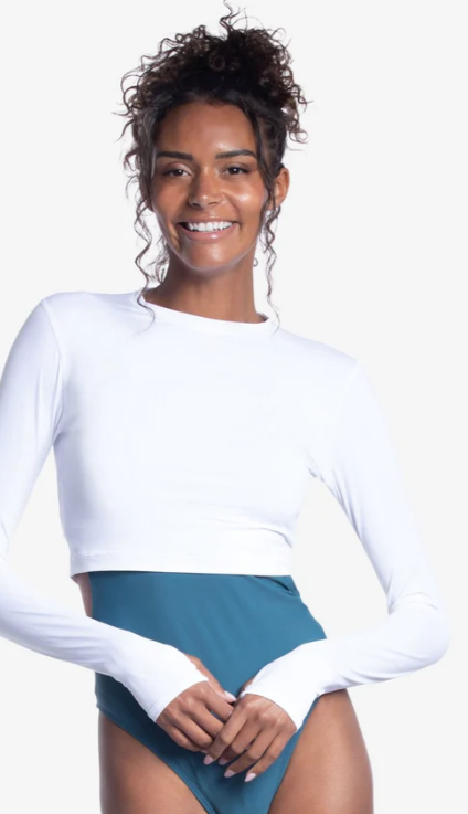 Everyday Crop Top Rashguard by BLOQUV