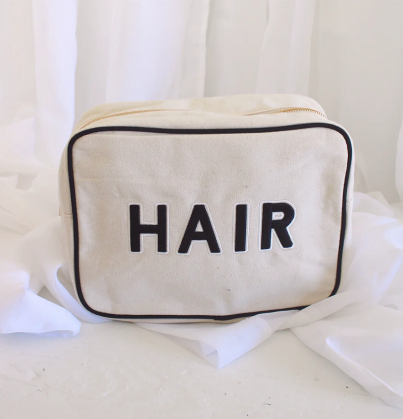 Hair Canvas XL Bag - Black Trim