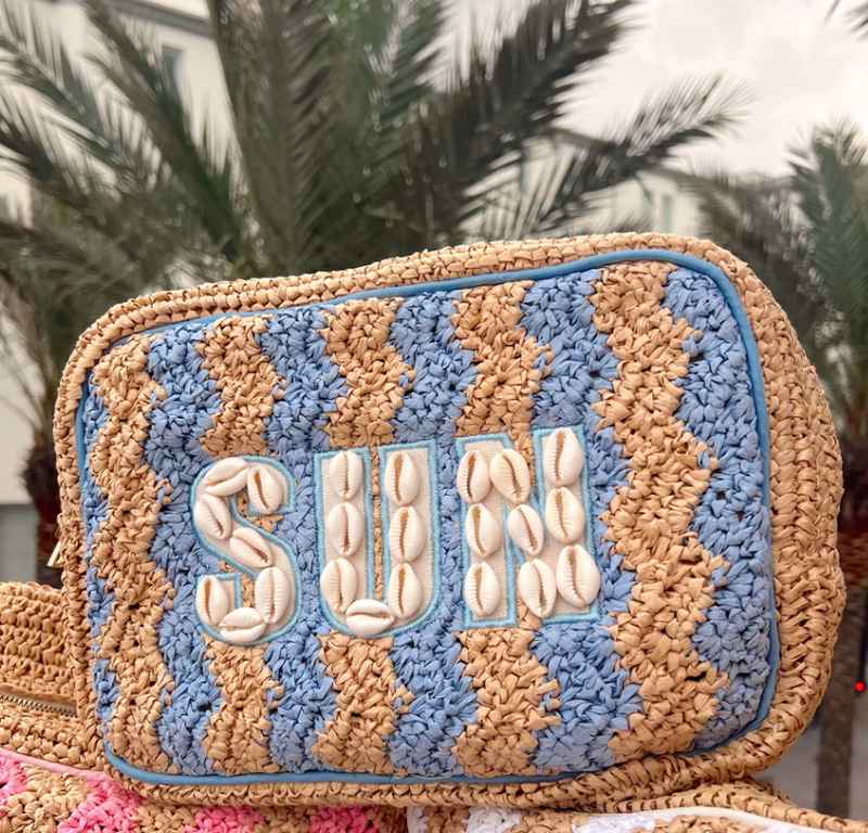 Sun XL Makeup Bag - Seashells