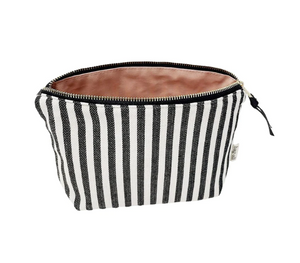 Striped Makeup Pouch