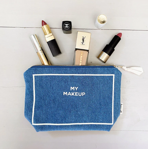 Denim Makeup Pouch