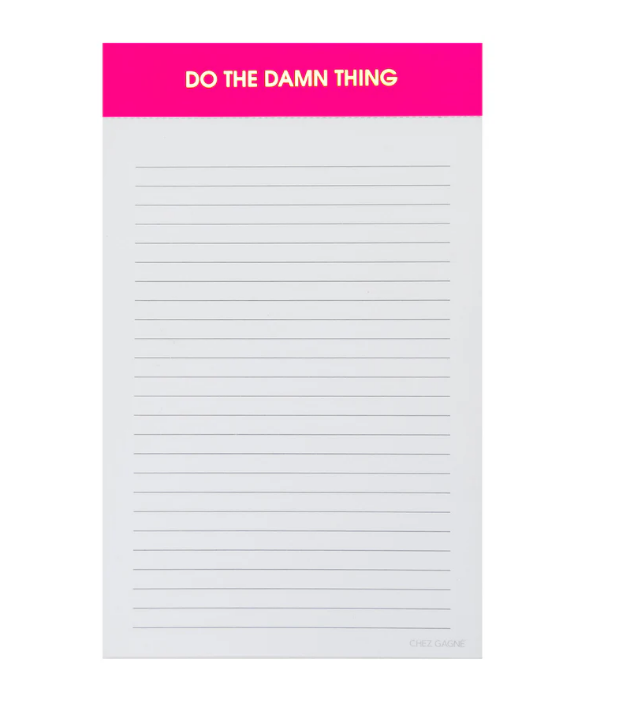 DO THE DAMN THING - LINED NOTEPAD