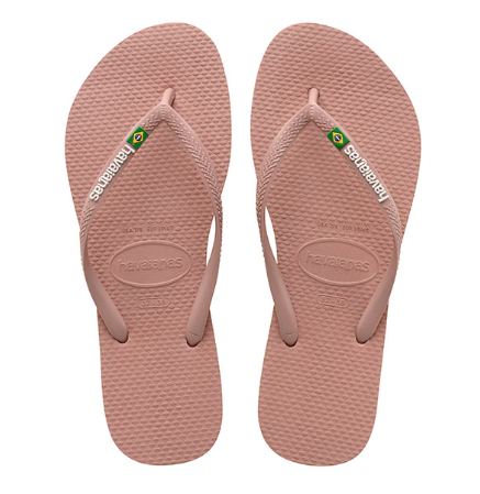 Crocus Rose Brazil Slim Flip Flops