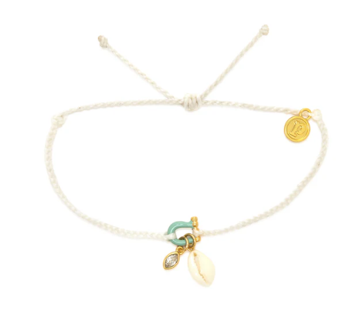 Bonne Chance Cowrie Charm Bracelet